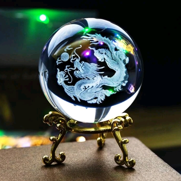 Other - Dragon Crystal Ball Decor